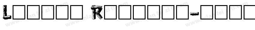 Logger Regular字体转换